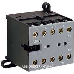 ABB B 7-30-10 Миниконтактор 12A(20А)3НО сил.конт. 1НО доп.конт. катушка 230V AC